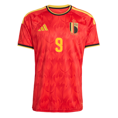 LUKAKU #9 Belgique Domicile Maillot - Coupe du Monde 2026 Rouge