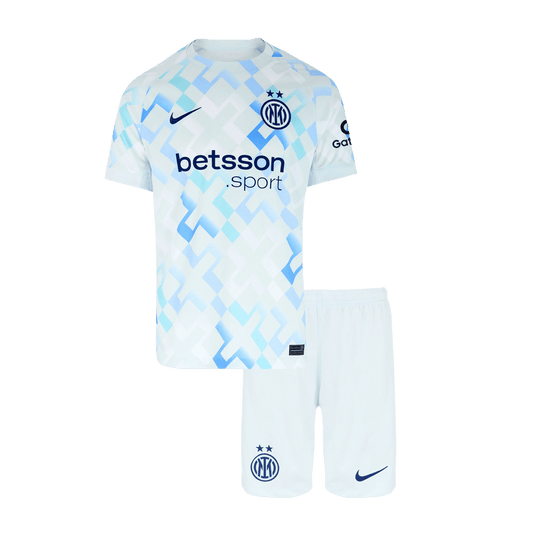Inter Milan Extérieur Maillot Kit 2025/26 Enfant Blanc