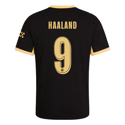 HAALAND #9 Manchester City Extérieur Maillot 2026/27 Noir Joueur - UCL
