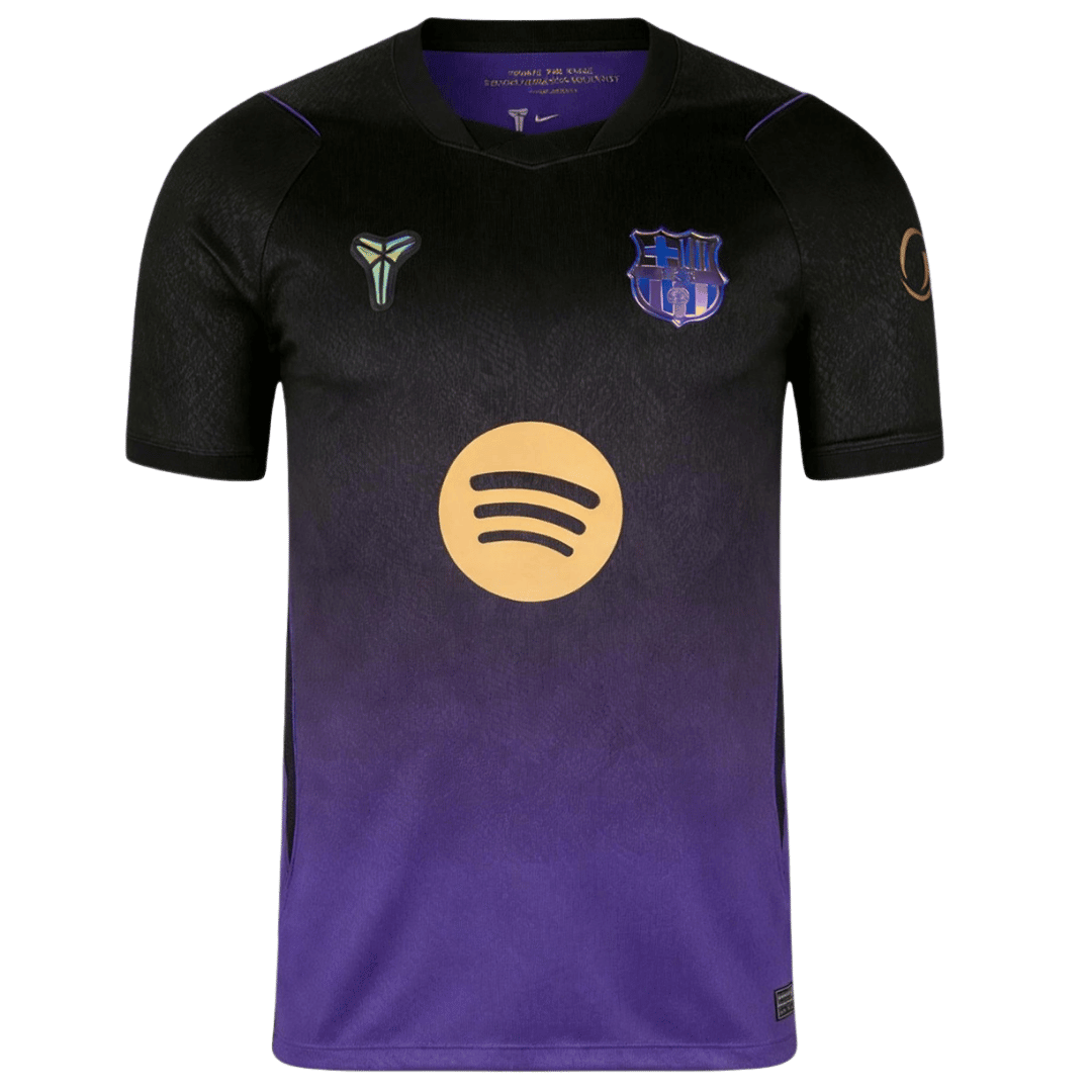 RAPHINHA #11 Barcelone Extérieur Maillot 2026/27 Black/Purple Joueur - UCL