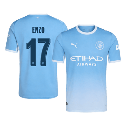 ENZO #17 Manchester City Domicile Maillot 2026/27 Bleu - UCL