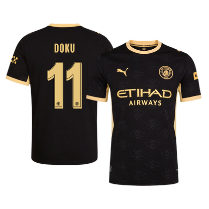 DOKU #11 Manchester City Extérieur Maillot 2026/27 Noir Joueur - UCL