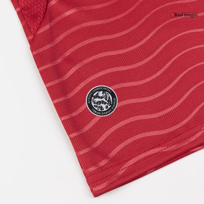 Kids RONALDO #7 Portugal Domicile Maillot Kit - Coupe du Monde 2026 Rouge - Super