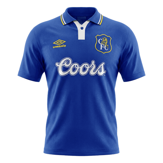 Retro Chelsea Domicile Maillot 95/97 Bleu