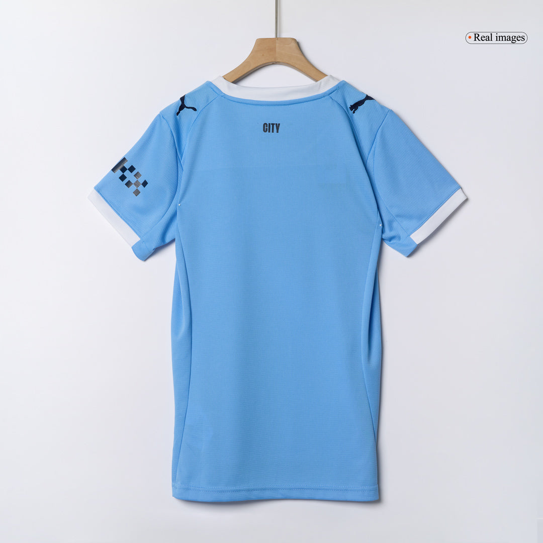 Femme Manchester City Domicile Maillot 2025/26 Bleu
