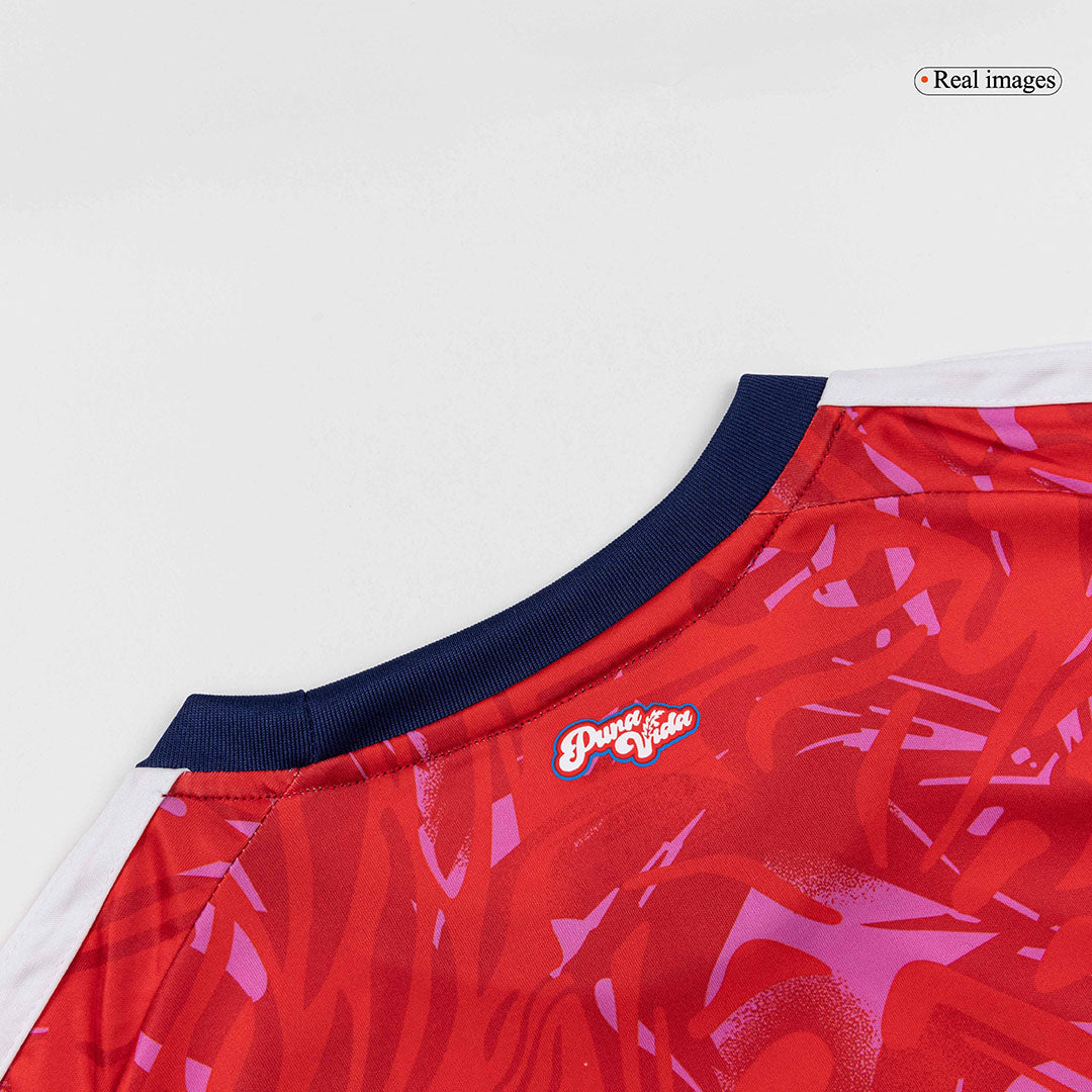 Costa Rica Domicile Maillot - Coupe du Monde 2026 Rouge Grande Taille