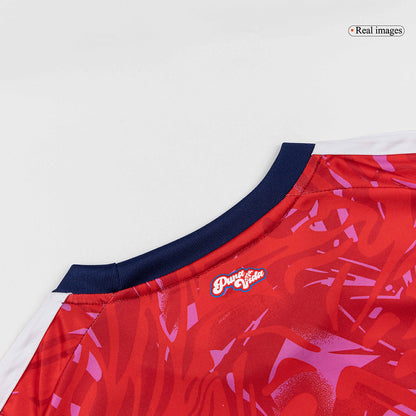 Costa Rica Domicile Maillot - Coupe du Monde 2026 Rouge Grande Taille