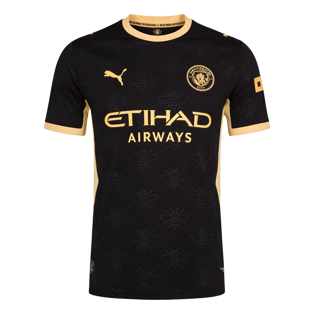 Manchester City Extérieur Maillot 2026/27 Noir Joueur
