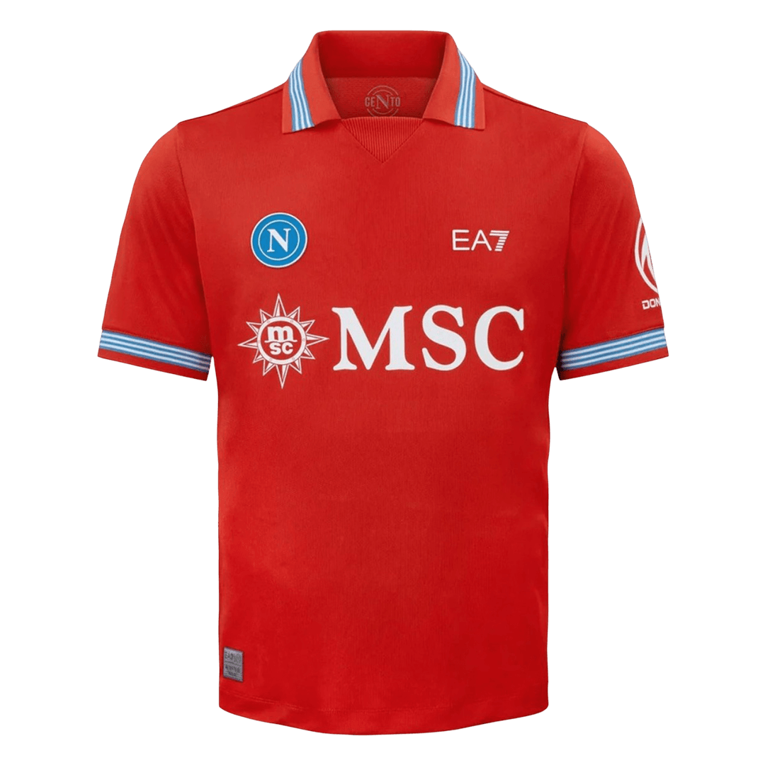 Naples Third Maillot 2026/27 Rouge Joueur