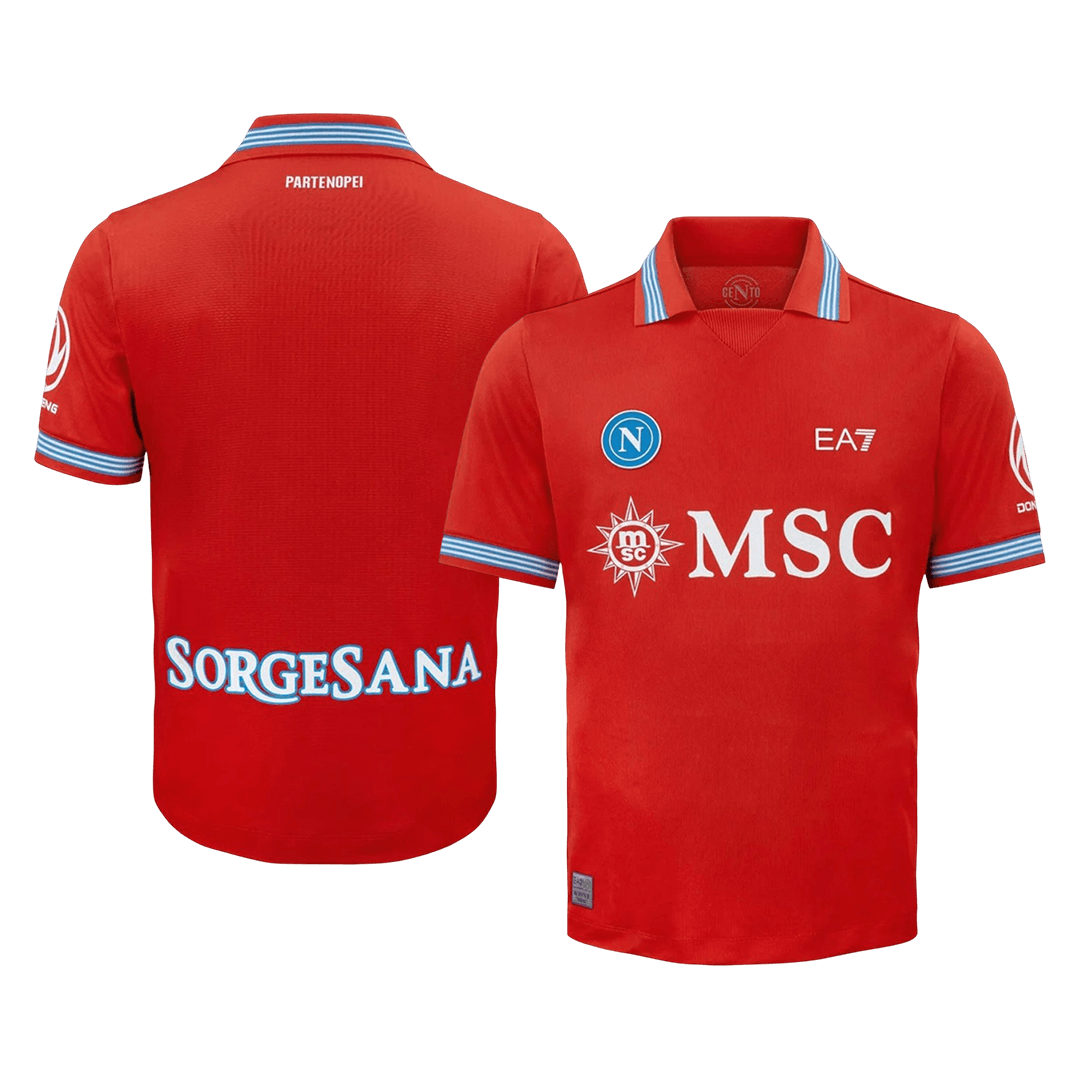 Naples Third Maillot 2026/27 Rouge Joueur