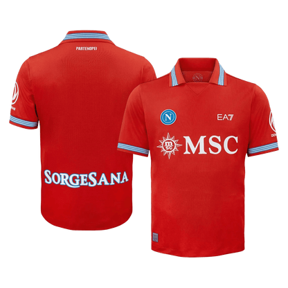Naples Third Maillot 2026/27 Rouge Joueur