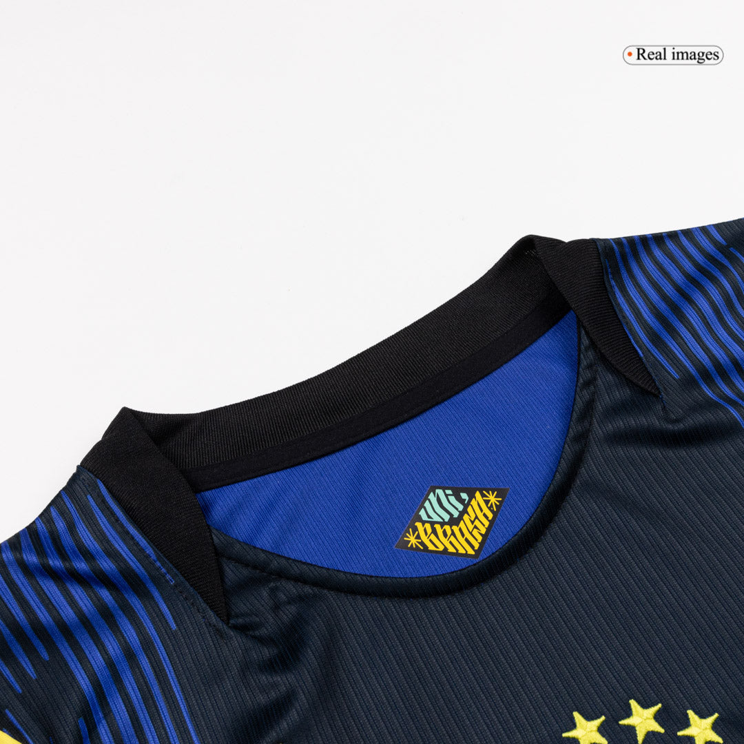 MARQUINHOS #4 Brésil Extérieur Maillot - Coupe du Monde 2026 Bleu marine