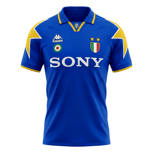 Retro Juventus Extérieur Maillot 1995/96 Bleu