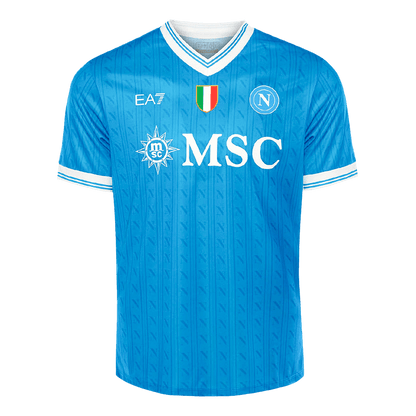 LUKAKU #9 Naples Domicile Maillot 2025/26 Bleu