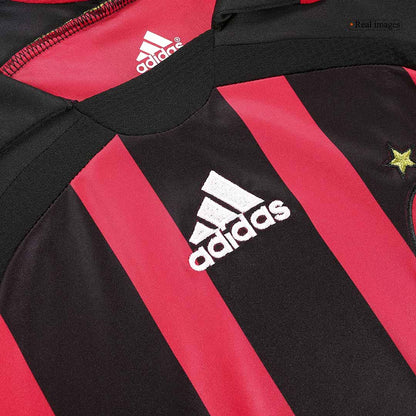 Retro KAKA' #22 Milan AC Domicile Maillot Manches Longues 2006/07