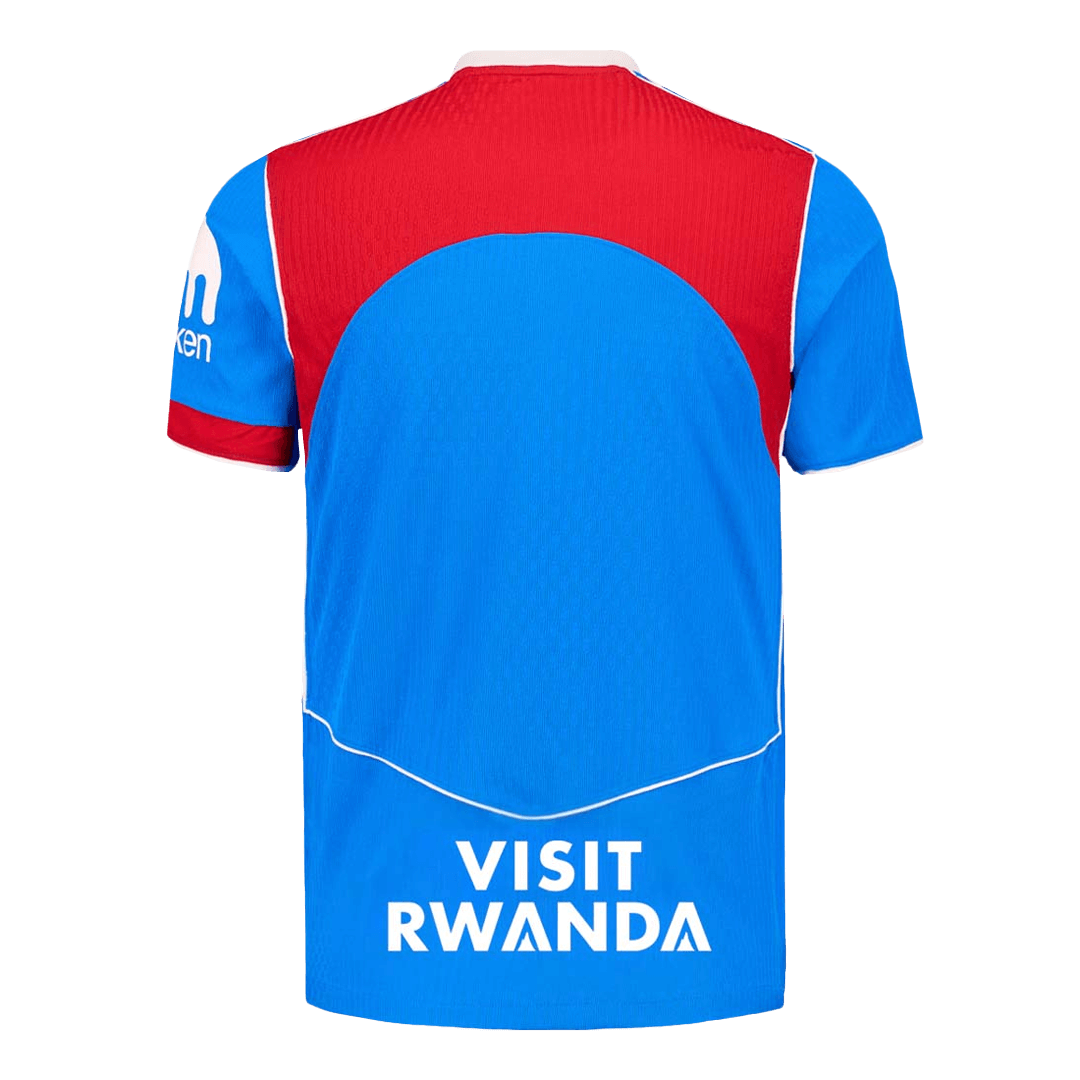 Atlético Third Maillot 2025/26 Bleu Joueur Grande Taille
