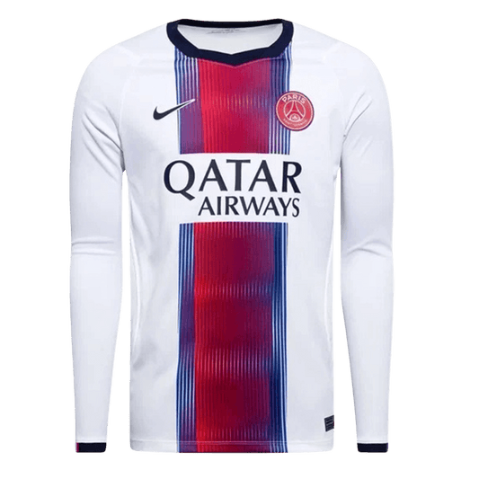 Les Paris Extérieur Maillot Manches Longues 2026/27 Blanc