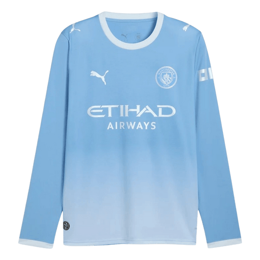 Manchester City Domicile Maillot Manches Longues 2026/27 Bleu