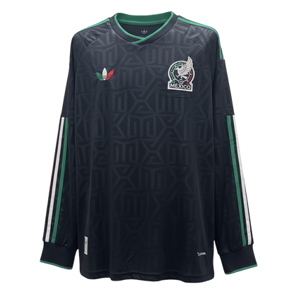 Mexique Maillot Manches Longues - Coupe du Monde 2026 Noir Grande Taille