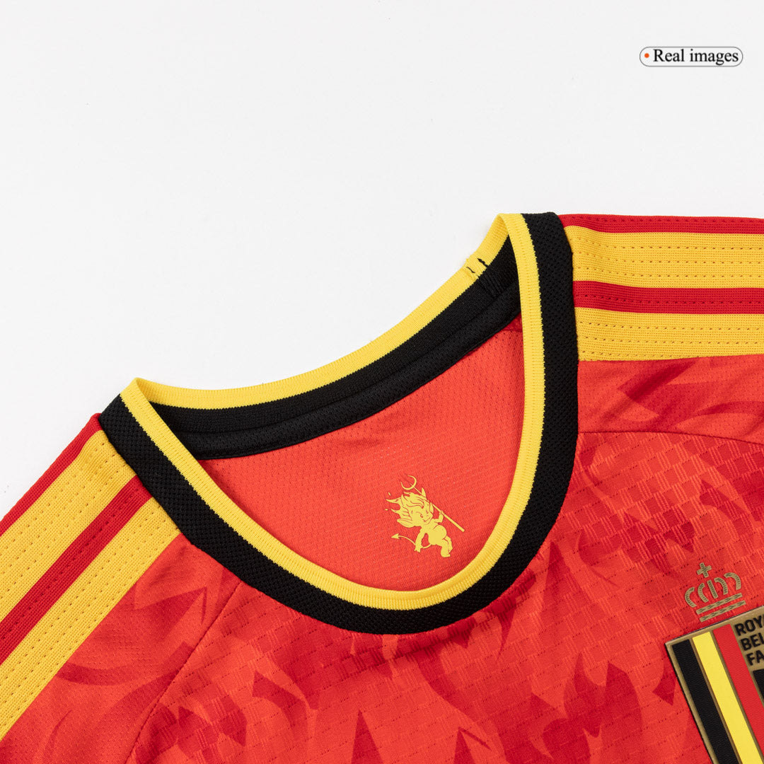 DE BRUYNE #7 Belgique Domicile Maillot - Coupe du Monde 2026 Rouge Joueur