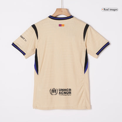 ROONY #28 Barcelone Extérieur Maillot 2025/26 Jaune Joueur - UCL
