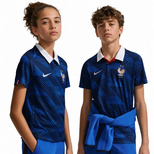 Vente Flash France Domicile Maillot Kit - Coupe du Monde 2026 Enfant Bleu