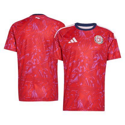 Costa Rica Domicile Maillot - Coupe du Monde 2026 Rouge Grande Taille