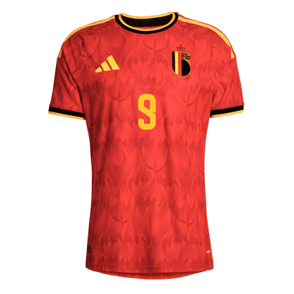LUKAKU #9 Belgique Domicile Maillot - Coupe du Monde 2026 Rouge Joueur