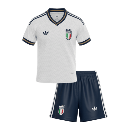 Vente Flash Italie Extérieur Maillot Kit - Coupe du Monde 2026 Enfant Blanc