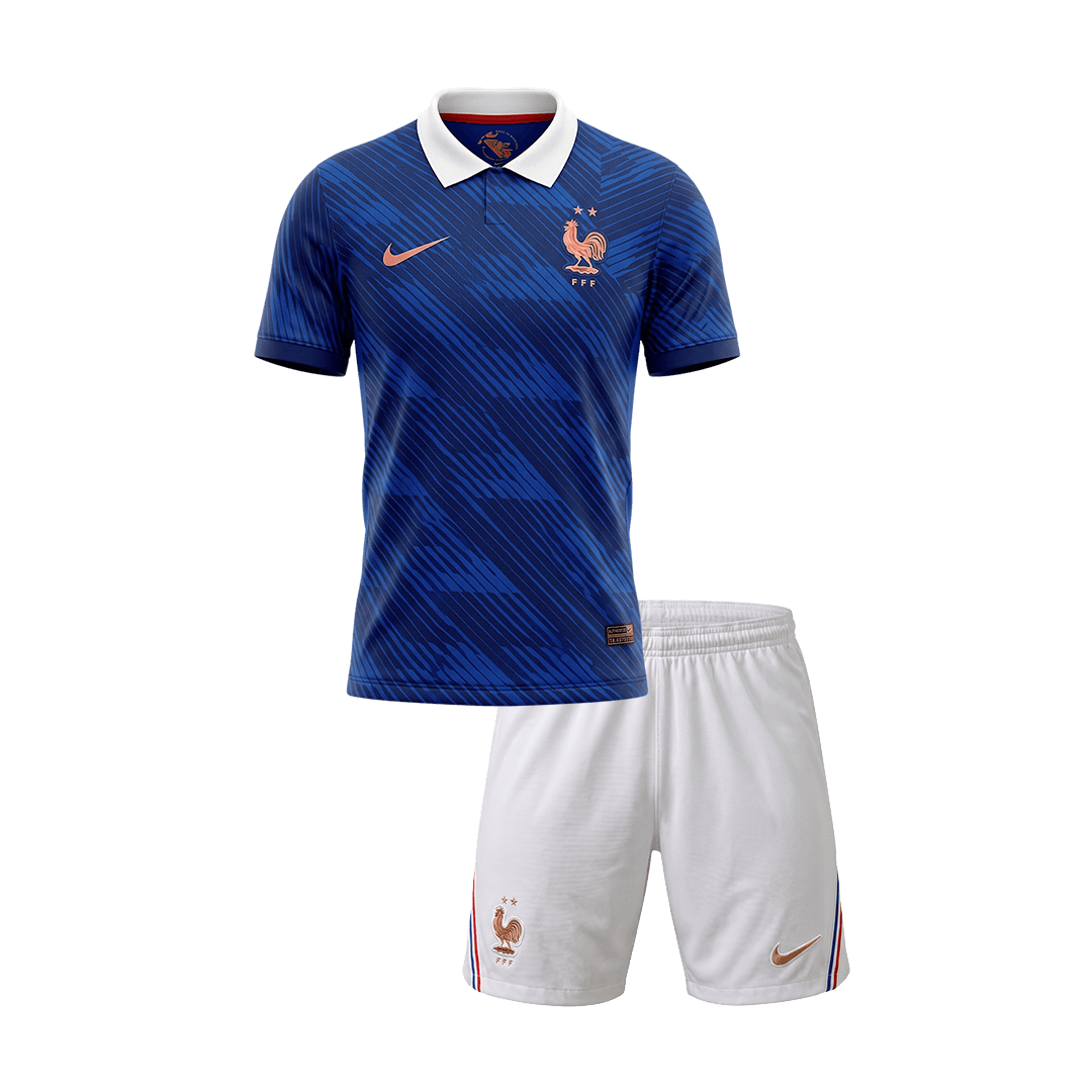 Vente Flash France Domicile Maillot Kit - Coupe du Monde 2026 Enfant Bleu