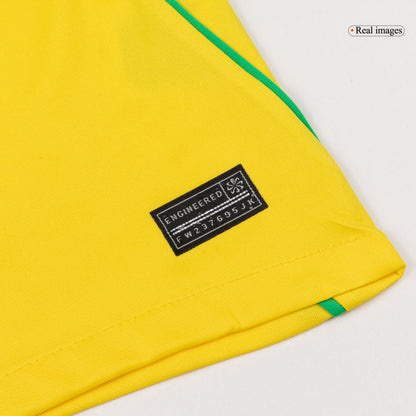 RAPHINHA #11 Brésil Domicile Maillot - Coupe du Monde 2026 Jaune