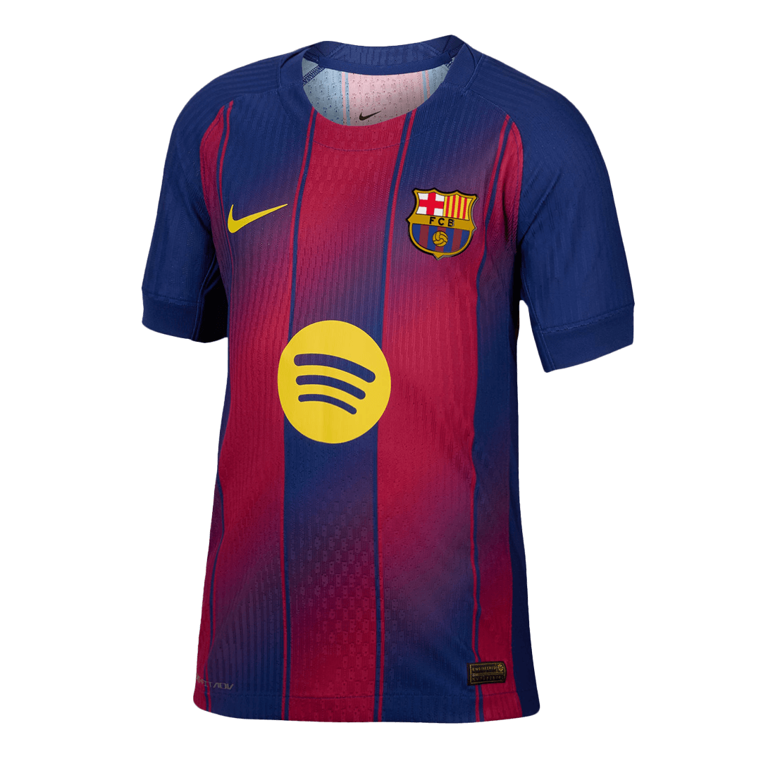 KOUNDE #23 Barcelone Domicile Maillot 2025/26 Rouge et Bleu Authentique - UCL
