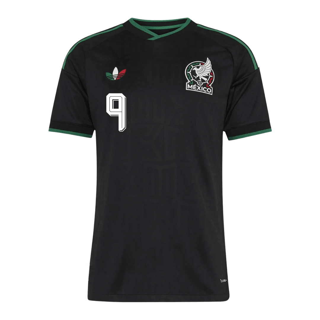 RAÚL #9 Mexique Third Maillot - Coupe du Monde 2026 Noir Joueur