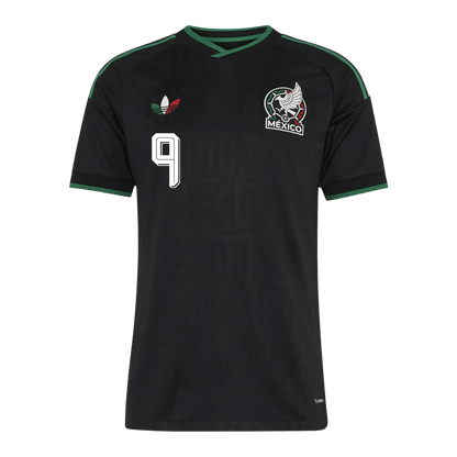RAÚL #9 Mexique Third Maillot - Coupe du Monde 2026 Noir Joueur