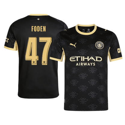 FODEN #47 Manchester City Extérieur Maillot 2026/27 Noir - UCL
