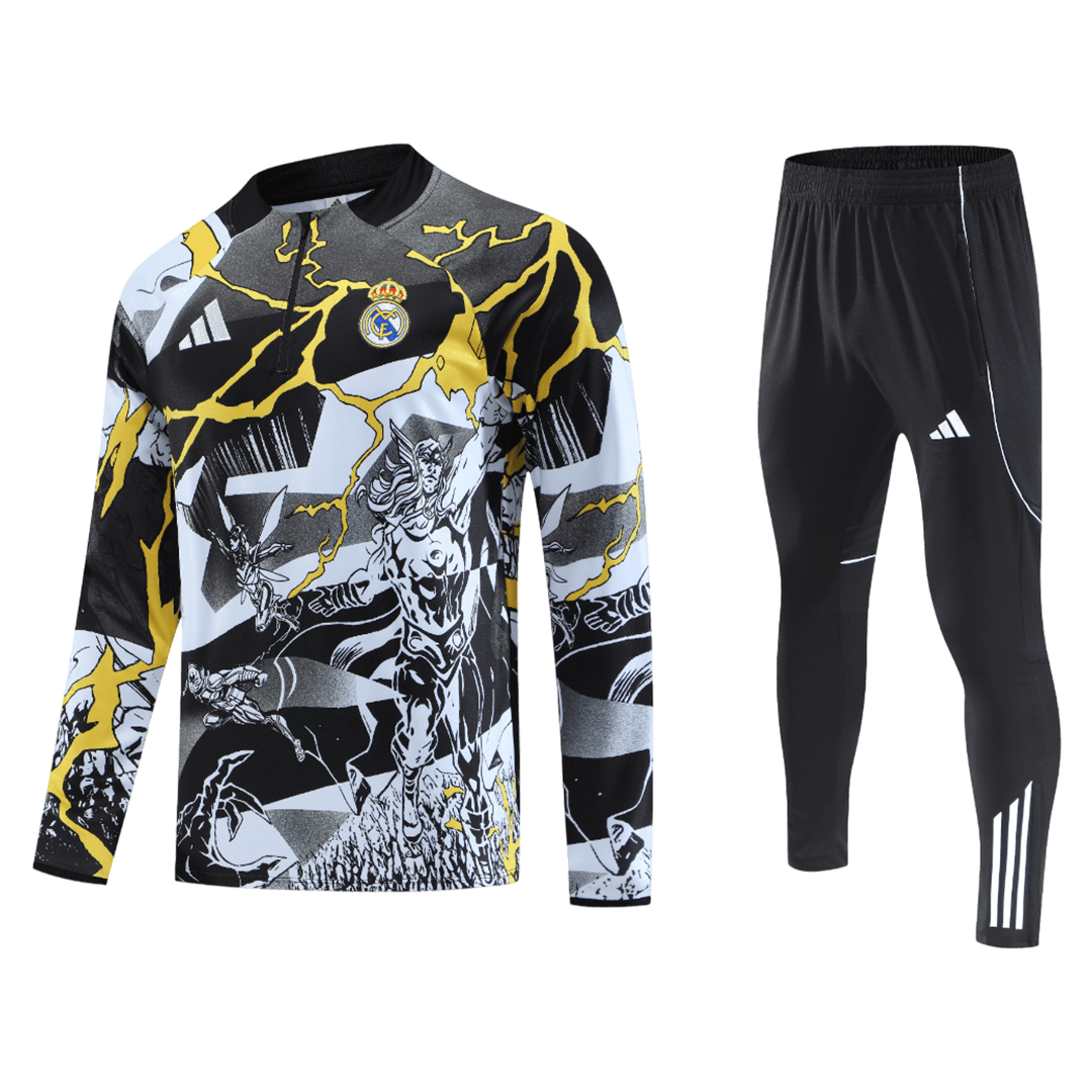 Real Madrid Sweatshirt Kit 2025/26 Noir