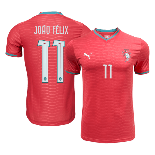 JOÃO FÉLIX #11 Portugal Domicile Maillot - Coupe du Monde 2026 Rouge Joueur