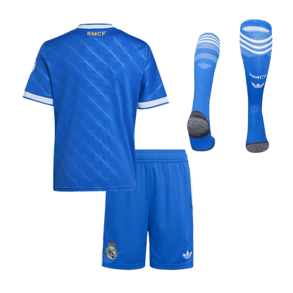 Real Madrid Third Maillot Kit 2025/26 Enfant Bleu