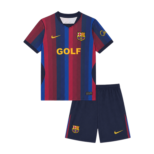 Barcelone Domicile Maillot Kit 2026/27 Enfant Rouge&Bleu - Super