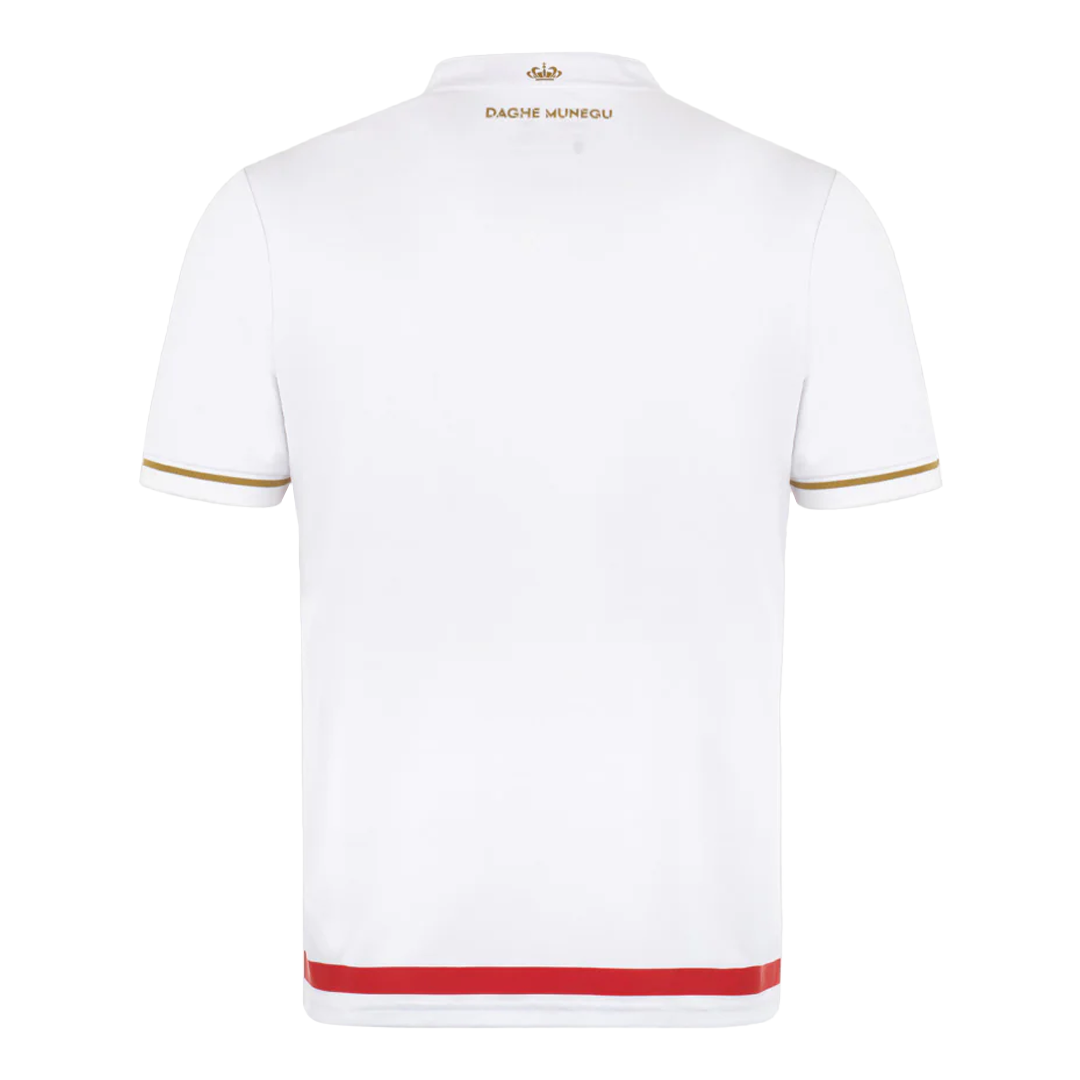 Monaco Domicile Maillot 2025/26 Red&White Grande Taille