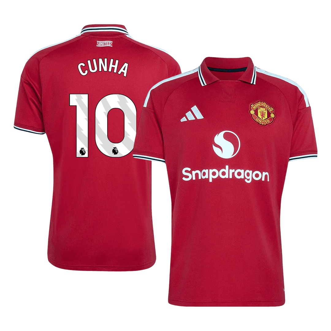 CUNHA #10 Manchester United Domicile Maillot 2026/27 Rouge