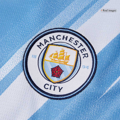 Femme Manchester City Domicile Maillot 2025/26 Bleu