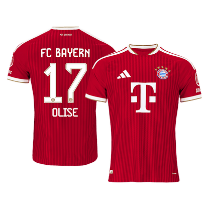 OLISE #17 Munich Domicile Maillot 2026/27 Rouge Joueur