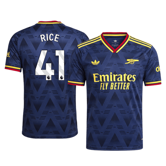 RICE #41 Arsenal Extérieur Maillot 2026/27 Bleu marine Joueur